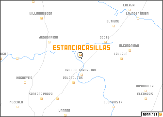 map of Estancia Casillas