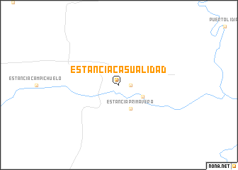 map of Estancia Casualidad