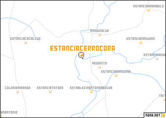 map of Estancia Cerro Corá