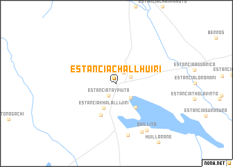 map of Estancia Challhuiri