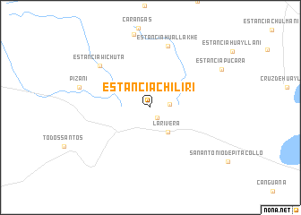 map of Estancia Chiliri
