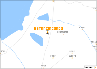 map of Estancia Condo