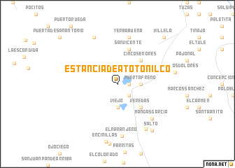 map of Estancia de Atotonilco