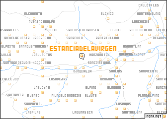 map of Estancia de La Virgen