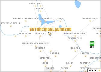 map of Estancia del Durazno