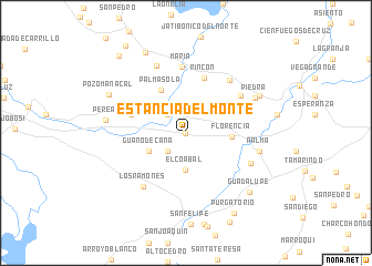 map of Estancia del Monte