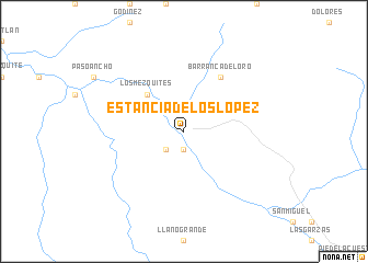 map of Estancia de los López