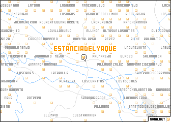 map of Estancia del Yaque