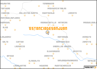 map of Estancia de San Juan