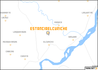 map of Estancia El Curiche