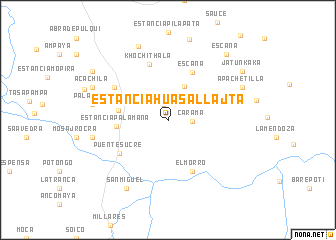 map of Estancia Huasa Llajta