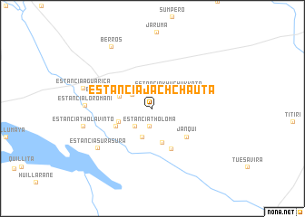 map of Estancia Jachcha Uta