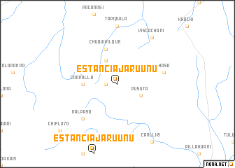 map of Estancia Jaru Unu