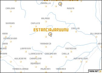 map of Estancia Jaru Unu