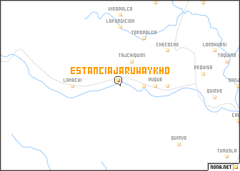 map of Estancia Jaru Waykho