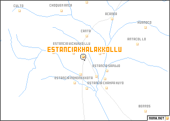 map of Estancia Khala Kkollu