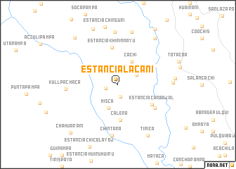 map of Estancia Lacani