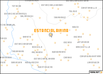 map of Estancia Laimina