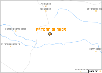 map of Estancia Lomas