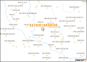 map of Estancia Mopira
