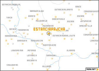 map of Estancia Pajcha