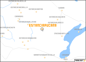 map of Estancia Pucara