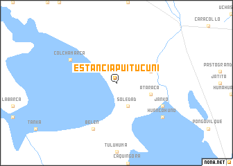 map of Estancia Puitucuni