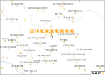 map of Estancia Quimsa Orkho