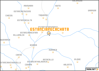 map of Estancia Reca Chata