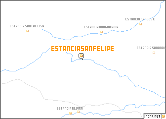 map of Estancia San Felipe