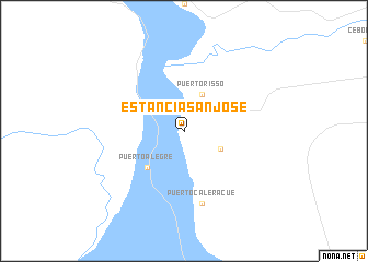 map of Estancia San José