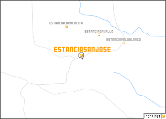 map of Estancia San José