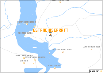 map of Estancia Serratti