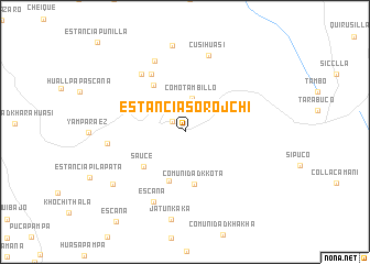 map of Estancia Sorojchi