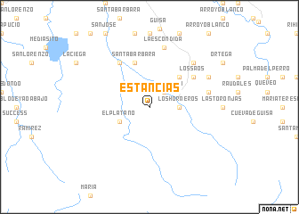 map of Estancias