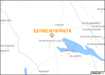 map of Estancia Taypi Uta