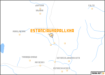 map of Estancia Uma Pallkha