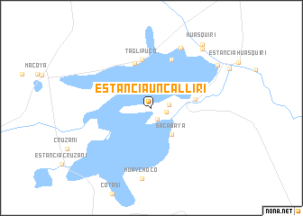 map of Estancia Uncalliri