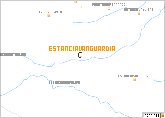 map of Estancia Vanguardia