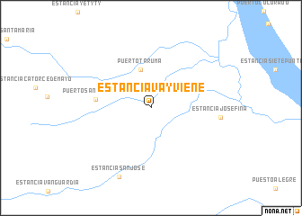 map of Estancia Va y Viene