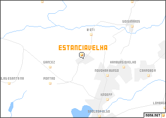 map of Estância Velha