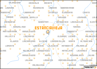map of Estancia Vieja