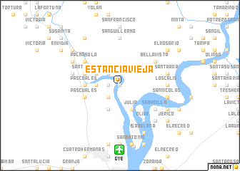 map of Estancia Vieja