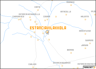 map of Estancia Vila Kkola