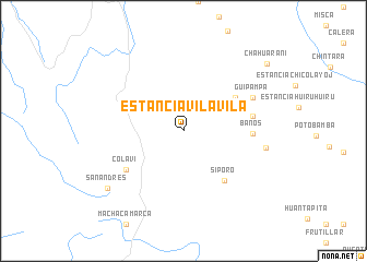 map of Estancia Vila Vila