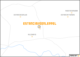 map of Estancia Voon Leppel