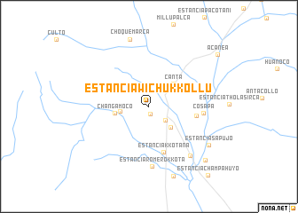 map of Estancia Wichu Kkollu