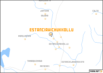 map of Estancia Wichu Kkollu