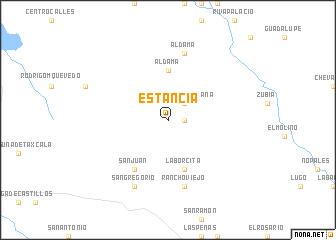 map of Estancia