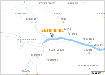 map of Estanhado